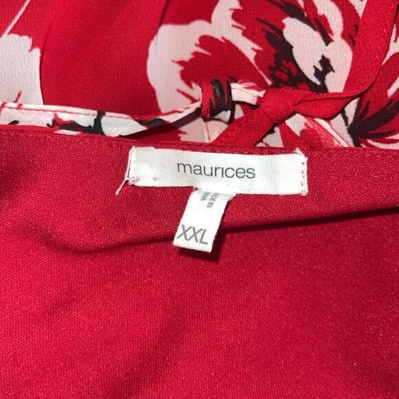 MAURICES floral print v-neck maxi dress - Picture 6 of 8